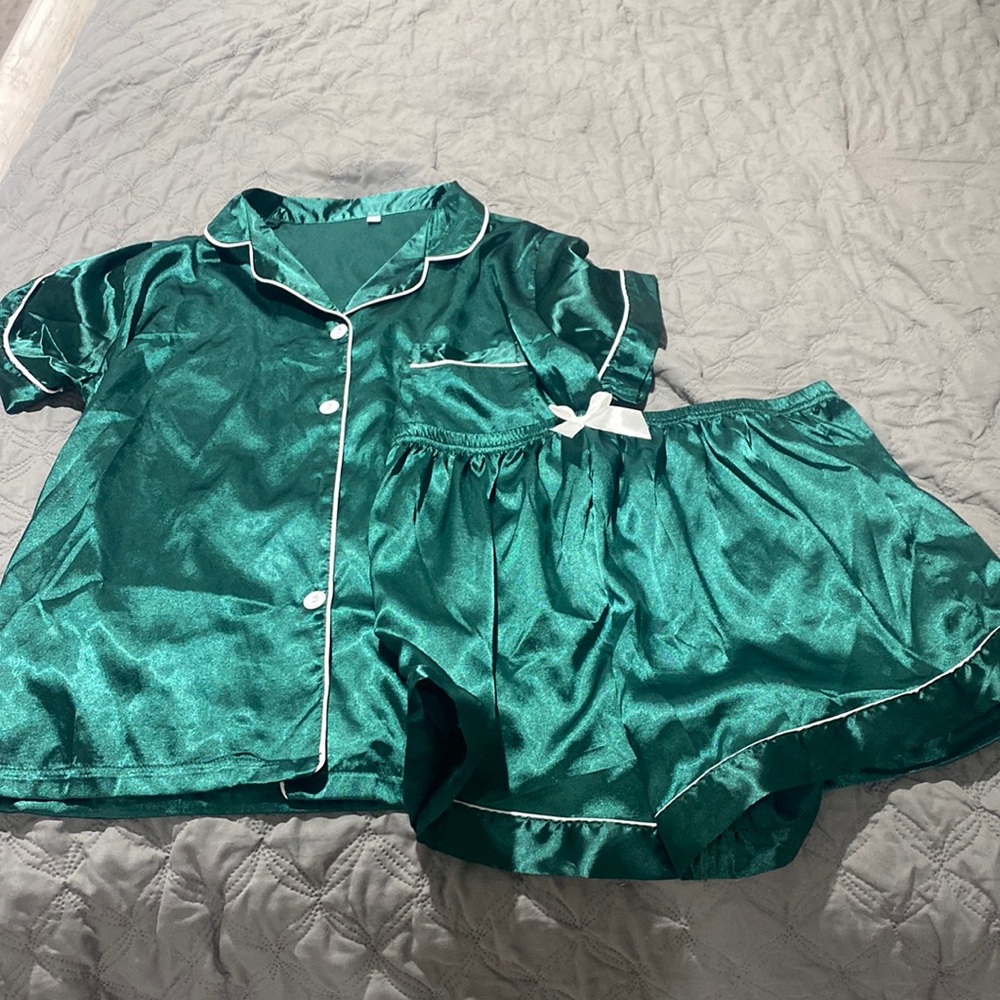 Green Pajama Set